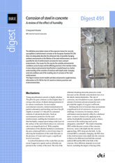 Corrosion of steel in concrete - a review of the effect of humidity