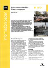 Environmental sustainability in bridge management