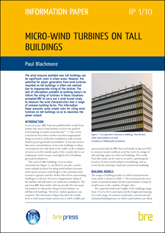 Micro-wind turbines on tall buildings<br><b>Downloadable version</b>