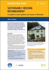 Sustainable housing refurbishment: An update on current guidance and sources of information