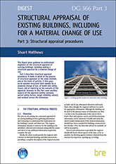 Structural appraisal of existing buildings, including for a material change of use: Part 3 Structural appraisal procedures