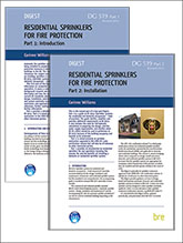 Residential sprinklers for fire protection (2-part set) (Revised 2012)
