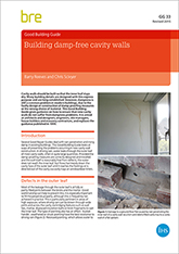 Building damp-free cavity walls<BR> (GG 33 revised) <B>DOWNLOAD</B>