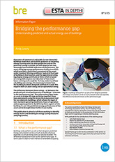 Bridging the performance gap: Understanding predicted and actual energy use of buildings (IP 1/15) DOWNLOAD