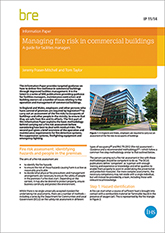 Managing fire risk in commercial buildings: A guide for facilities managers (IP 11/14) DOWNLOAD