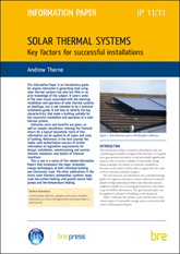 Solar thermal systems: Key factors for successful installations