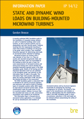 Static and dynamic wind loads on building-mounted microwind turbines