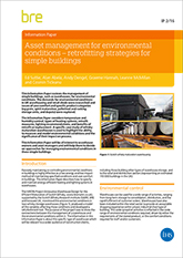 Asset management for environmental conditions - retrofitting strategies for simple buildings (IP2/16) <b>DOWNLOAD</B>