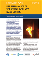 Fire performance of Structural Insulated Panel systems  <B>(Downloadable version)</B>