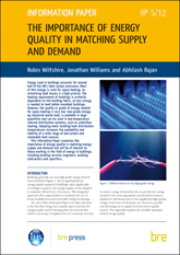The importance of energy quality in matching supply and demand