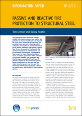 Passive and reactive fire protection to structural steel <b> Downloadable Version </b>