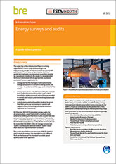 Energy surveys and audits: A guide to best practice DOWNLOADABLE VERSION