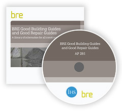 BRE Good Building Guides and Good Repair Guides: A library of information for all construction professionals CD-ROM<br> (AP 281) NEW 2016