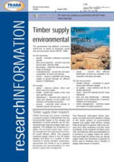 Timber supply chain: environmental impacts