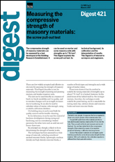 Measuring the compressive strength of masonry materials: the screw pull-out test<br>(DG 421) <b>DOWNLOAD</b>