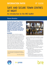 Safe and secure town centres at night: An introduction to the BRE toolkit<br>(IP 10/08) <b>DOWNLOAD</b>