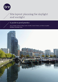 Site layout planning for daylight and sunlight: a guide to good practice <B>(BR 209 2022 edition - Download)</B>