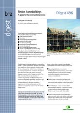 Timber frame buildings. A guide to the construction process (DG 496)