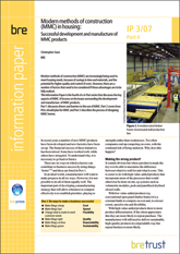 Modern methods of construction (MMC) in housing. Part 4: Successful development and manufacture of MMC products <B> (Downloadable version)</B>