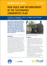 New build and refurbishment in the Sustainable Communities Plan <B>(Downloadable version)</B>