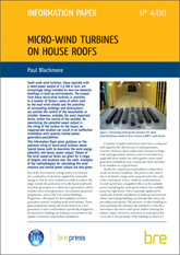 Micro-wind turbines on house roofs <B>(Downloadable version)</B>