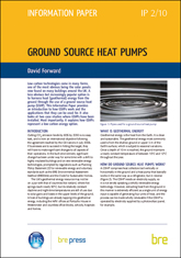 Ground source heat pumps<br> <b>Downloadable version</b>