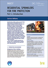 Residential sprinklers for fire protection. Part 1: Introduction (Revised 2012) DOWNLOADABLE VERSION