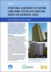 Structural assessment of large panel system (LPS) dwelling blocks for accidental loads - Downloadable version