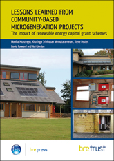Lessons learned from community-based microgeneration projects: The impact of renewable energy capital grant schemes 