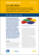 LCA and REACH: The relationship between life-cycle assessment and the regulation on the registration, evaluation, authorisation and restriction of chemicals <b> Downloadable Version </b>