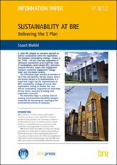 Sustainability at BRE: Delivering the S Plan