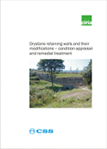 Drystone retaining walls and their modifications: condition appraisal and remedial treatment